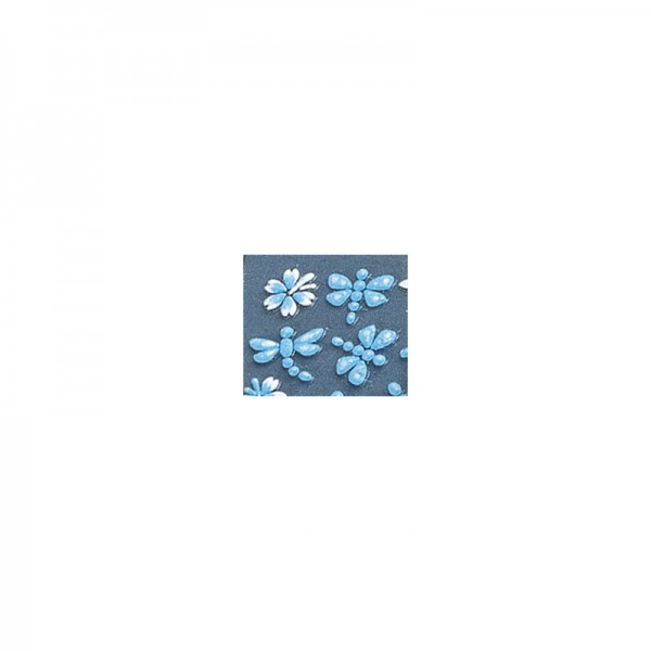 Calcomanie 3-D Libellule Azzurre