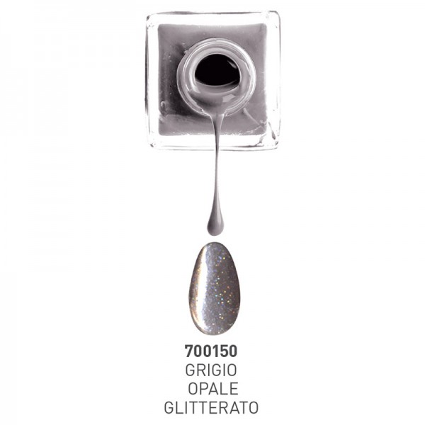 Excelsa Nail Lacquer Grigio Opale Glitterato