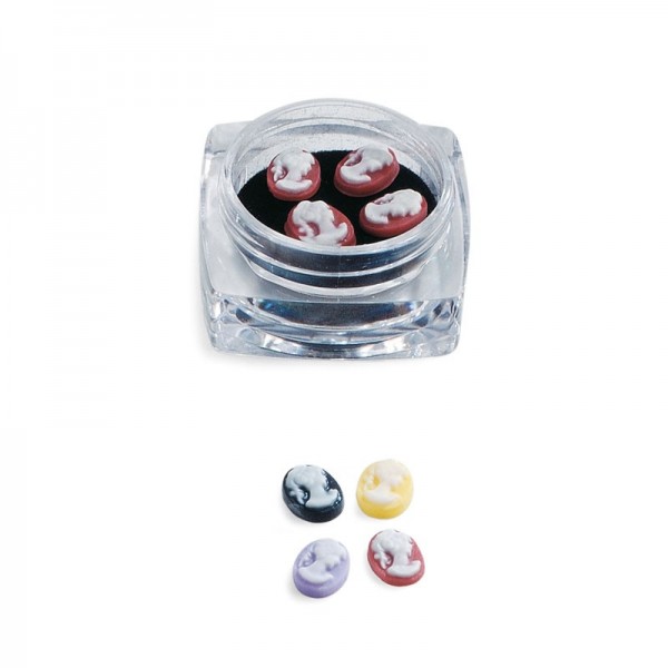 Cameo 3-D Colore Rosso