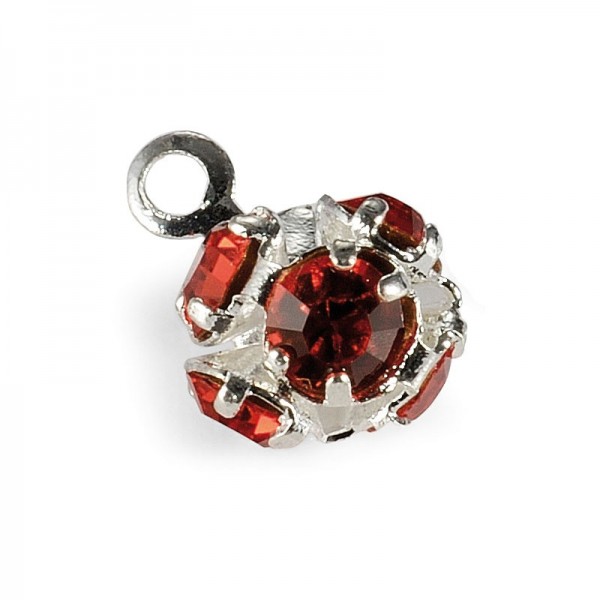 Piercing Goccia Cristallo Rosso