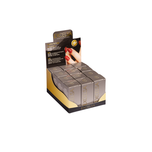Excelsa Base Rinforzante cheratina ml.15 Espositore pezzi 12